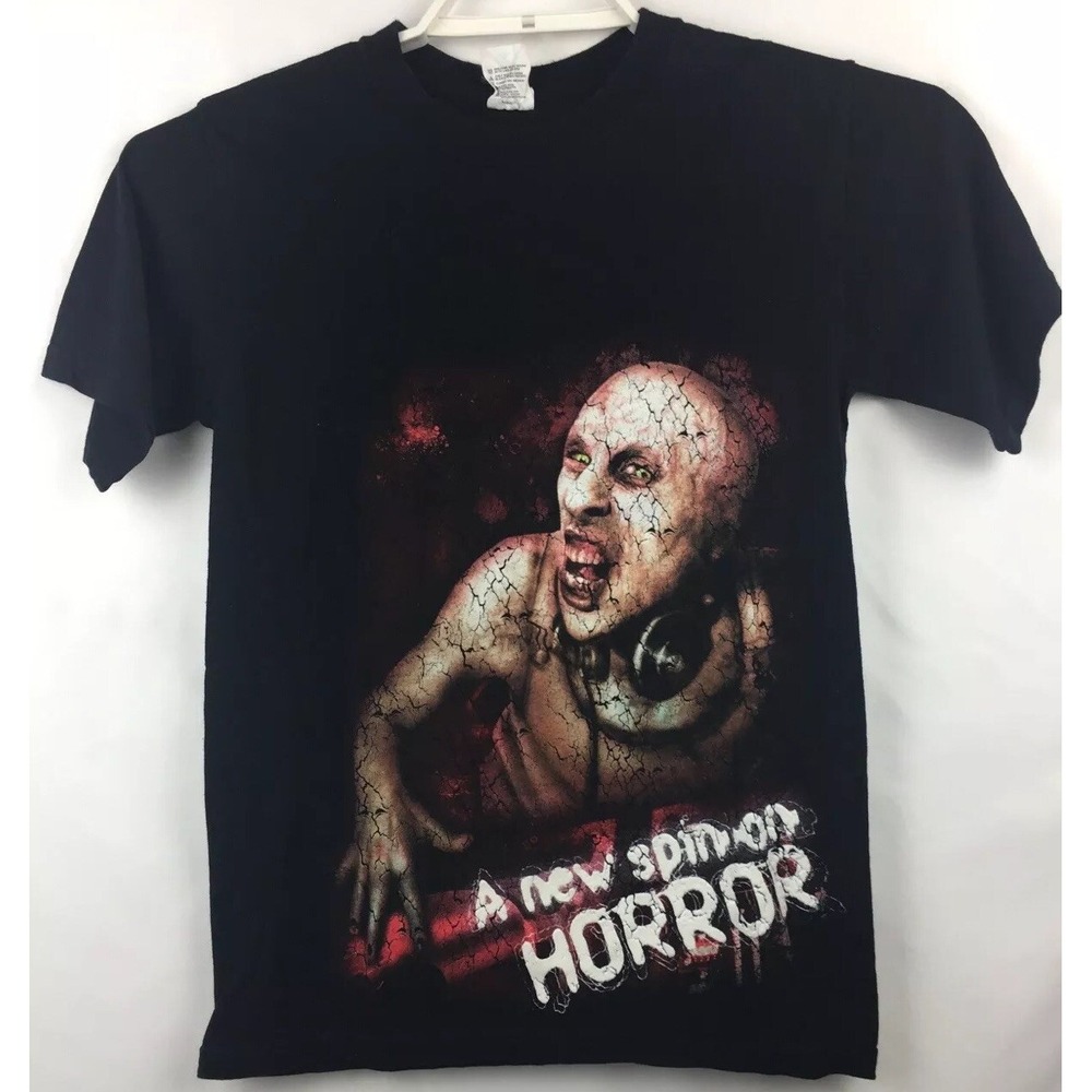 Busch Gardens Tampa Howl-o-Scream 2007 Small A New Spin On Horror Dj T-Shirt